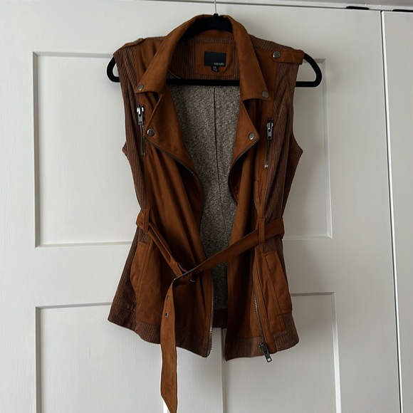 Greylin Brown Suede Vest XS - Picture 5 of 7